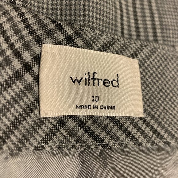 Wilfred GRAY Soft Plaid Skirt💕 - Picture 3 of 4